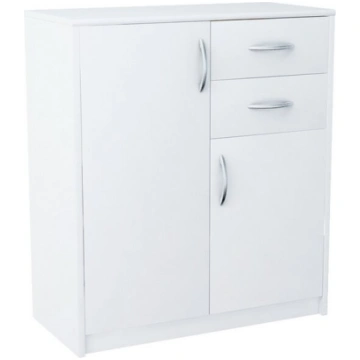 Matkam 2D2S kumode, 85x74x35 cm, balta
