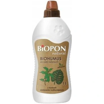 Biopon Biohumus Zaļajiem Augiem Šķidrums 1l