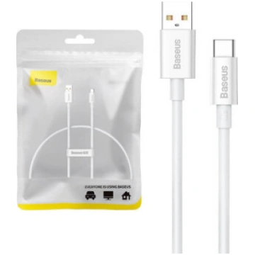 Cable USB do USB-C Baseus Superior 100W 0.25m (whi