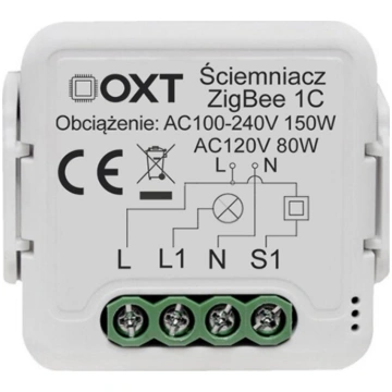 OXT mini ściemniacz 1 obwód ZigBee TUYA | 060558 |