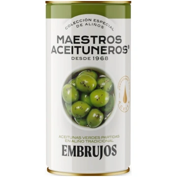Zaļās olīvas ar kauliņiem MAESTROS ACEITUNEROS Cam