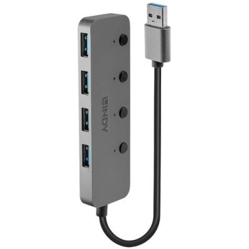 Lindy USB 3.0 Active Hub 4 Port 43309