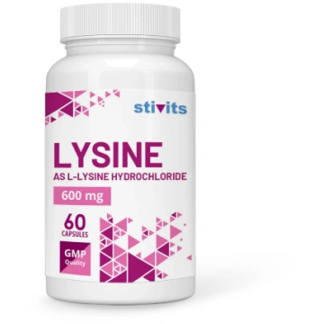 Lizīns 600 mg, 60 kapsulas Stivits