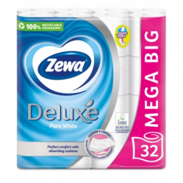 ZEWA DELUXE tualetes papīrs 3k 32gab DELICATE CARE