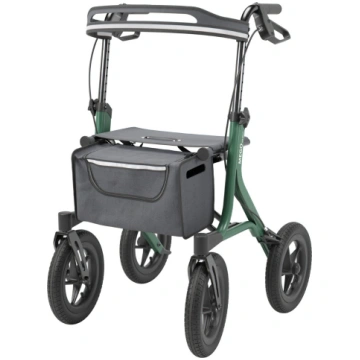 Alumīnija rollators ar četriem lieliem riteņiem Ki