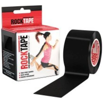 Kinezioloģiskais teips Rocktape melns (5mx5cm)