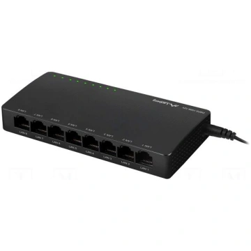 Switch Ethernet | RJ45 socket x8 | PnP,LED status 