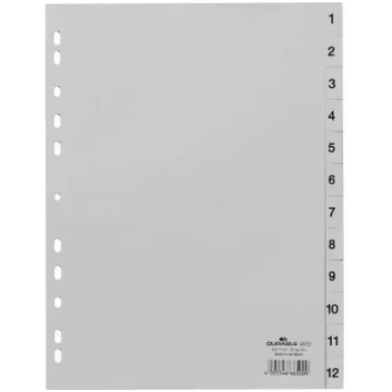 Skaitliskais tab indekss Durable 651210 Polipropil