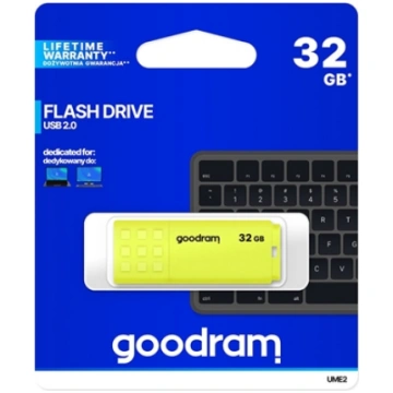 Goodram UME2 USB 2.0 32GB Yellow UME2-0320Y0R11