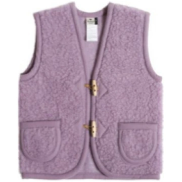Alwero dames wollen gilet lila 01