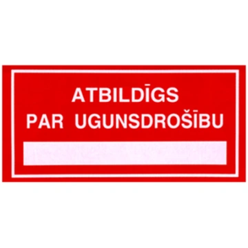 Atbildīgs par ugunsdrošību