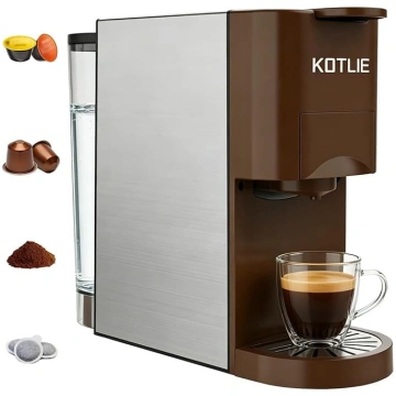 KOTLIE Espresso kafijas automāts, 4-in-1 kafijas a