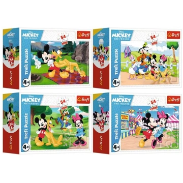 Mini puzle Trefl Mickey Mouse, 54 gabali, Disney