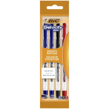 Bic Pildspalva Gēla Gels-ocity Stic Bic 0.5mm Ast 