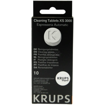 Krups tīrīšanas tabletes, 10 gab. iepakojumā XS300