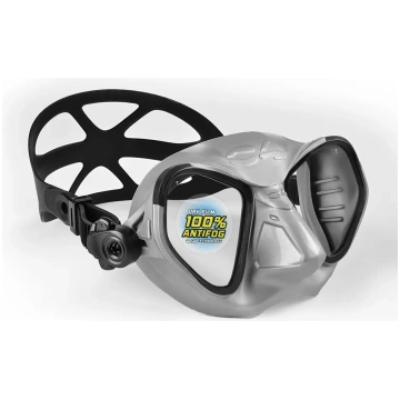 C4 Maschera Condor Silver Black Antifog C4 Carbon