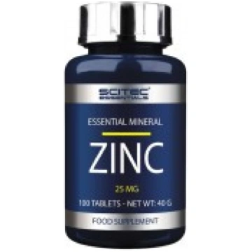 Zinc, 25mg - 100 tablets SciTec P39216