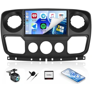 CAEMCHO 2+64G Android 13 navigācijas autoradio Ren