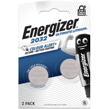 Baterijas Energizer CR2032B2 Ultimate Lithium 3V