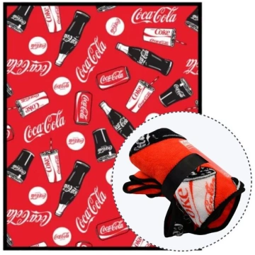 Coca-Cola vilnas sega 120x150 cm