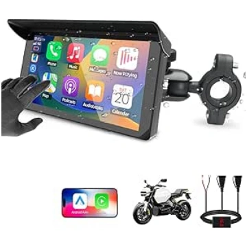 VSYSTO Motociklu Carplay 5 collu HD skārienjutīgai