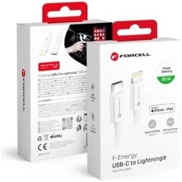 Cable USB C to Lightning Forcell F-Energy MFi PD 3
