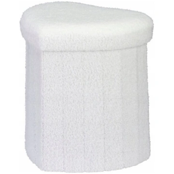 Pufs Home Styling Collection Alloy, balts