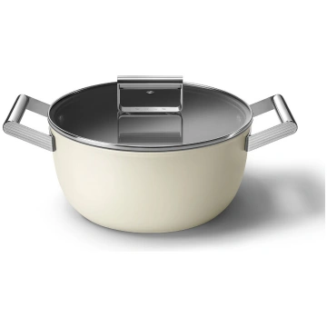 Katls ar vāku SMEG CSF2412CRM, Ø 24 cm, 5,4 l