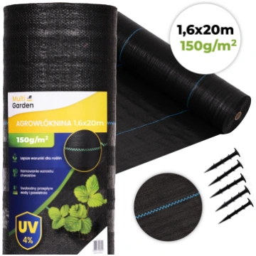 Multigarden melns agroplēves pretnezāļu segums UV 