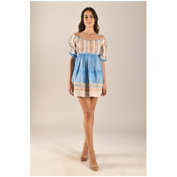 JAYA - Sweetheart neck mini dress with back detail