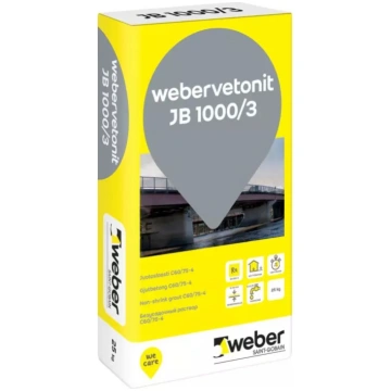 Bezrukuma java WEBER.vetonit JB 1000/3, 25kg