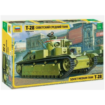 1:35 Zvezda 3694 T-28 Soviet Medium Tank
