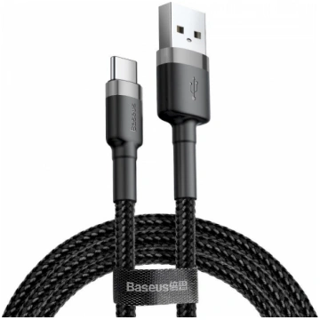 Baseus Cafule cable USB-C 3A 0.5m (Gray+Black) CAT