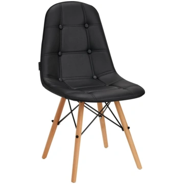 Ēdamistabas krēsls ActivEshop QS-185, matēts, meln