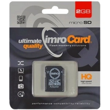 IMRO MicroSD memory card 2GB + adapter