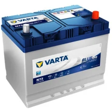 Akumulators VARTA BLUE DYNAMIC EFB 72AH, 261X175X2