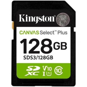 Kingston Canvas Select Plus 128GB microSDXC atmiņa