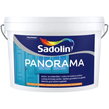Sadolin Panorama Pusspīdīga ūdens bāzes krāsa, log