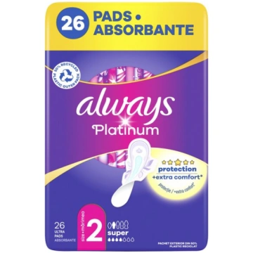 Higiēnas paketes Always Platinum Super Size 2, Lon