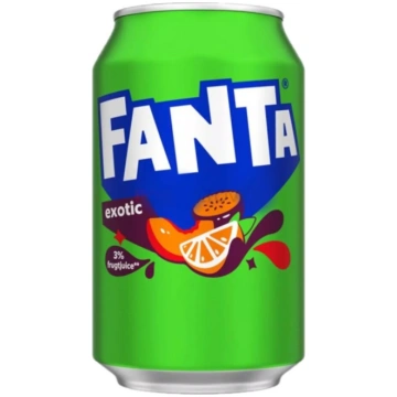 Gāzēts dzēriens FANTA Exotic, bundžā, 0.33l (DEP)