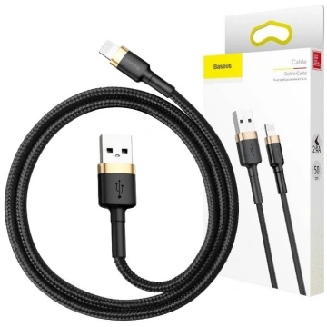Baseus Cafule USB Lightning Cable 2A 3m Gold+Black
