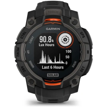 GARMIN Viedpulkstenis INSTINCT 3 SOLAR/BLACK/BLK 0