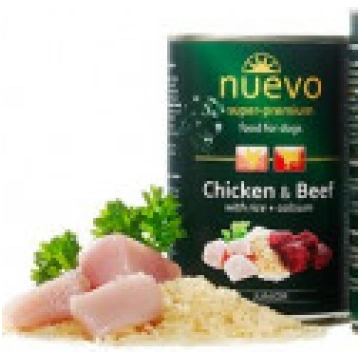 Nuevo Super Premium Junior Chicken Beef - 400 g x 