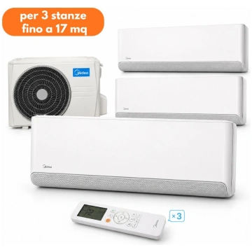 Midea Breezeless E Trial Split 6,1 kW per 3 stanze