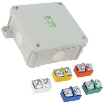 Enclosure: junction box; X: 98mm; Y: 98mm; Z: 46mm