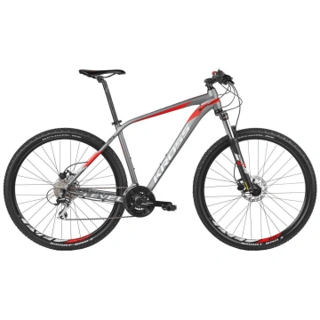 Kross Level 2.0(27.5") M Graphite Red Silver KRLV2