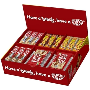 NESTLÉ KITKAT & LION Candy Mix, šokolādes batoniņu