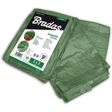 Pastiprināts brezents Brad Green, 4m x 6m, 90 g/m²