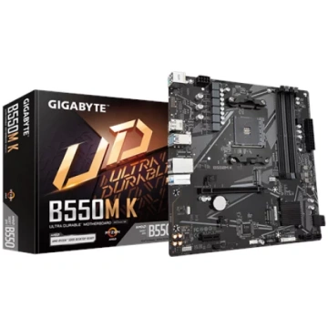Gigabyte | B550M K 1.0 M/B | Processor family AMD