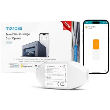 meross Smart garāžas durvju atvērējs, balss / tālv